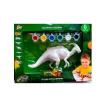 Brinquedo Dinossauro Paint Parasaurolophus Colorir Zoop Toys