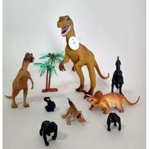 Brinquedo Dinossauro Plastico Miniatura Grande media e pequena
