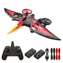 Brinquedo Dinossauro Pterodáctilo com Drone e Luzes LED para Crianças