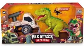 Brinquedo Dinossauro Rex Atack Defender 919 Brinquedo Dinossauro Rex Atack Defender 919