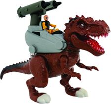 Brinquedo Dinossauro Rex Lança Missil Luz e Som Infantil - Adijomar Brinquedos