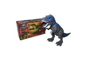 Brinquedo Dinossauro Rex Solta Fumaça Com Luz E Som. - Fun Game