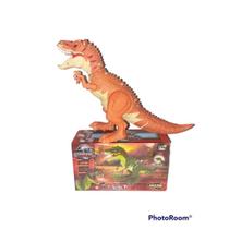 Brinquedo Dinossauro Rex Solta Fumaça Com Luz E Som (laranja) - Fun Game