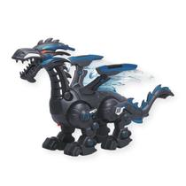 Brinquedo Dinossauro Robô Cyber Dino Spray com Som e Luzes