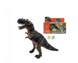 Brinquedo Dinossauro T- REX Anda, Luzes E Emite Som