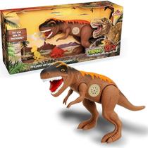 Brinquedo Dinossauro Tirano Rex Com Som Vinil - Adijomar