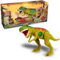 Brinquedo Dinossauro Tirano Rex Com Som Vinil - Adijomar