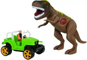 Brinquedo dinossauro tirano rex safari com som e muito divertido bora brincar .