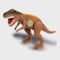 Brinquedo dinossauro tirano rex world e muito divertido.