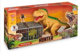 Brinquedo Dinossauro Tiranossauro Rex Attack Com Som Luz Articulado