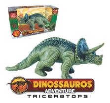 Brinquedo Dinossauro Triceraptor Adventure Em Vinil 22CM - Hefer rinquedos