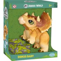 Brinquedo Dinossauro Triceratops Jurassic World Pupee