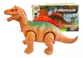 Brinquedo Dinossauro Triceratps Com Som Luz E Movimento 23cm