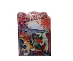 Brinquedo Dinossauros Mundo Jurássico Kit com 4 - Up Toys