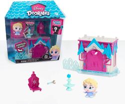 Brinquedo Disney Doorables Mini Playset, Castelo congelado de Elsa, Multi-Cor.
