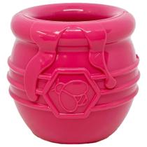 Brinquedo Dispenser Honey Pot Sodapup Mordedor Recheável Pote de Mel Para Cães Grande - Rosa