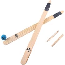 Brinquedo Diverso KIT BETS Taco de Madeira + Bolinha com Acessórios Brinquedo Diverso KIT BETS Taco de Madeira + Bolinha com Acessórios