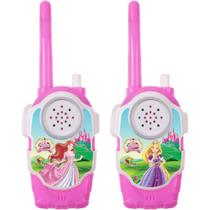 Brinquedo diverso walkie talkie princesas