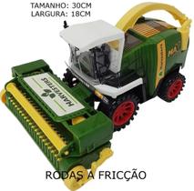 Brinquedo Divertido a Frição Colhetadeira Trator Harvesters Max 30cm Cor:Verde Brinquedo Divertido a Frição Colhetadeira Trator Harvesters Max 30cm Cor:Verde
