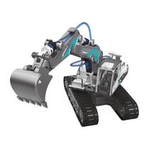 Brinquedo Diy Escavadeira Hidráulica Kit Com 130 Peças