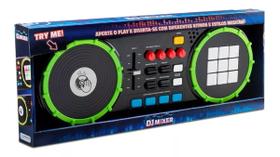 Brinquedo Dj Mixer Com Painel Eletronico De LED Multikids BR1175