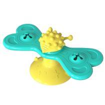 Brinquedo do gato do moinho de vento Catnip bola giratória provocando coçar cócegas escova de cabelo brinquedo