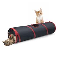 Brinquedo dobrável bidirecional Cat Tunnel Sheldamy para animais de estimação pequenos