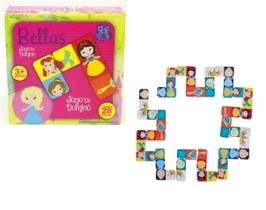 Brinquedo Dominó Bellas Raciocínio Infantil Meninas Princesa