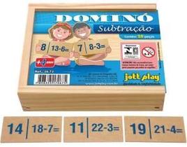 Brinquedo Dominó De Subtração 28 Peças