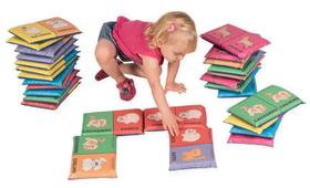 Brinquedo Dominó Gigante Espuma 28 Peças Animais Domésticos