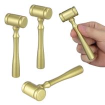 Brinquedo dourado de madeira Judge Gavel SHINEOFI para festa de Halloween