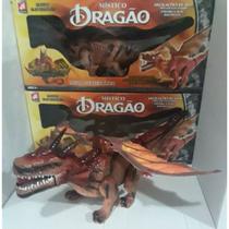 Brinquedo Dragao 45 Cm Que Bate Asas E Anda Dinossauro