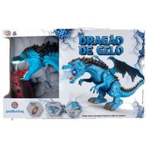 Brinquedo Dragão De Gelo Com Controle Remoto Polibrinq - 7898706182587