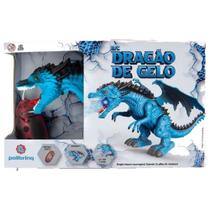 Brinquedo Dragão De Gelo Com Controle Remoto Polibrinq - 7898706182587 Brinquedo Dragão De Gelo Com Controle Remoto Polibrinq - 7898706182587
