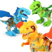 Brinquedo Dragão Engrenagens Coloridas Asas Solta Fumaça Anda Luz E Som. Brinquedo Dragão Engrenagens Coloridas Asas Solta Fumaça Anda Luz E Som.