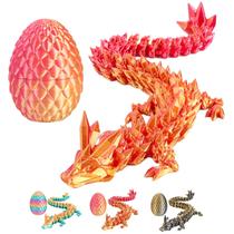 Brinquedo Dragon Egg Fidget Miai Home impresso em 3D com interior de dragão Brinquedo Dragon Egg Fidget Miai Home impresso em 3D com interior de dragão