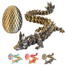 Brinquedo Dragon Egg Fidget Miai Home impresso em 3D com interior de dragão Brinquedo Dragon Egg Fidget Miai Home impresso em 3D com interior de dragão