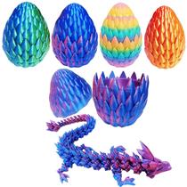 Brinquedo Dragon Egg Fidget Qxbuhe 30 cm impresso em 3D com Crystal Dragon Brinquedo Dragon Egg Fidget Qxbuhe 30 cm impresso em 3D com Crystal Dragon
