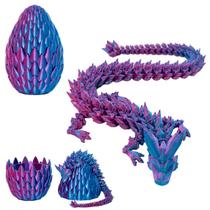 Brinquedo Dragon Egg Fidget VRFASHION Laser Purple com dragão