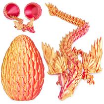 Brinquedo Dragon Egg Olee Odee 18 cm com dragão voador articulado