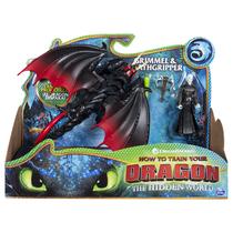 Brinquedo Dreamworks Dragons Deathgripper & Grimmel com Viking de mais de 4 anos Brinquedo Dreamworks Dragons Deathgripper & Grimmel com Viking de mais de 4 anos