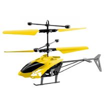 Brinquedo Drone Voador Infantil Helicóptero Com Luzes Led Sensor A Mão Infravermelho Recarregável