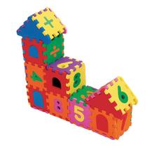 Brinquedo e.v.a castelinho alfabetico mingone