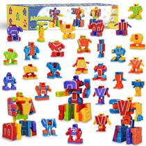 Brinquedo educacional de aprendizagem Kannove Alphabots Deformation 3+