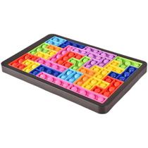 Brinquedo educacional de blocos de quebra-cabeça de silicone Tetris 27 unidades Parent C Brinquedo educacional de blocos de quebra-cabeça de silicone Tetris 27 unidades Parent C