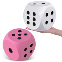 Brinquedo educacional Foam Dice Shappy Fun Fun Fun, 15 cm e 2 peças Brinquedo educacional Foam Dice Shappy Fun Fun Fun, 15 cm e 2 peças