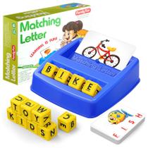 Brinquedo educacional HaHaGift Matching Letter Game para crianças de 3 a 5 anos Brinquedo educacional HaHaGift Matching Letter Game para crianças de 3 a 5 anos