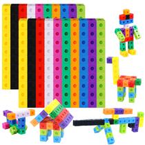 Brinquedo educacional Math Linking Cubes SpriteGru 200PCS