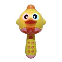 Brinquedo Educacional Microfone Bluetooth Sem Fio Luz E Música Recarregável.AM