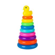 Brinquedo Educacional Montessori Para Bebês Torre De Bolas Rolantes Pista De Empilhamento Para